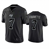 Men's Tampa Bay Buccaneers #7 Leonard Fournette Black Reflective Limited Stitched Jersey,baseball caps,new era cap wholesale,wholesale hats